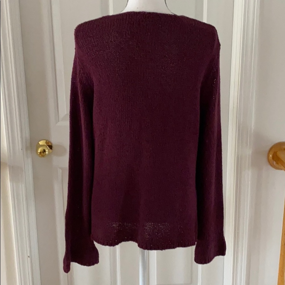 05:11 - J.Jill Silk & Cotton 1/2 button down Cardigan - Picture 4 of 11